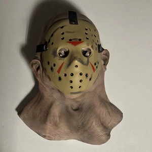 Rubie's Jason Voorhees Deluxe Mask Friday The 13th Removable Hockey Mask RARE  - Picture 1 of 10
