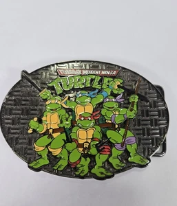 Teenage Mutant Ninja Turtles Retro 2009 Mirage Studios Hebilla de Cinturón - Imagen 1 de 2