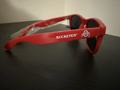Óculos de sol vermelho Ohio State Buckeyes futebol basquete campus universitário NOVO! - Imagem 1 de 4