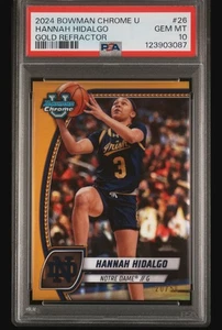 2024 Bowman Chrome University Gold Refractor #26 Hannah Hidalgo 20/50 PSA 10 - Bild 1 von 4