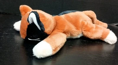 复古毛绒印花布猫小猫 12 英寸芯片 TY Buddies 1998 年已停产  — 第 1/4 张图片