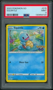 Pokémon SWSH Pokemon Go Squirtle 015/078 PSA 9 - Picture 1 of 2
