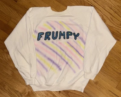 Sudadera Aerógrafo Vintage Años 90 Alemana Prog Rock Krautrock Talla L Foto 1 de 4