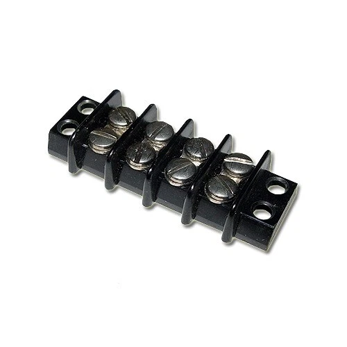 600-GP-04 KULKA CONNECTOR TERMINAL BLOCKS DOUBLE ROW 4 POSITION - Image 1 of 1