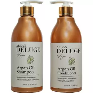 ARGAN OIL SHAMPOO AND CONDITIONER SULFATE FREE - Picture 1 of 8