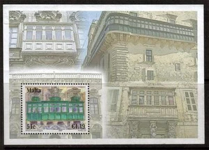 Minihoja balcón maltés Malta mnh 2007 ms1540 - Imagen 1 de 1