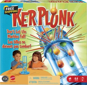 Kerplunk Kids Game, Easy-To-Learn Family Game for 2 to 4 Players, Don'T Let - Picture 1 of 6