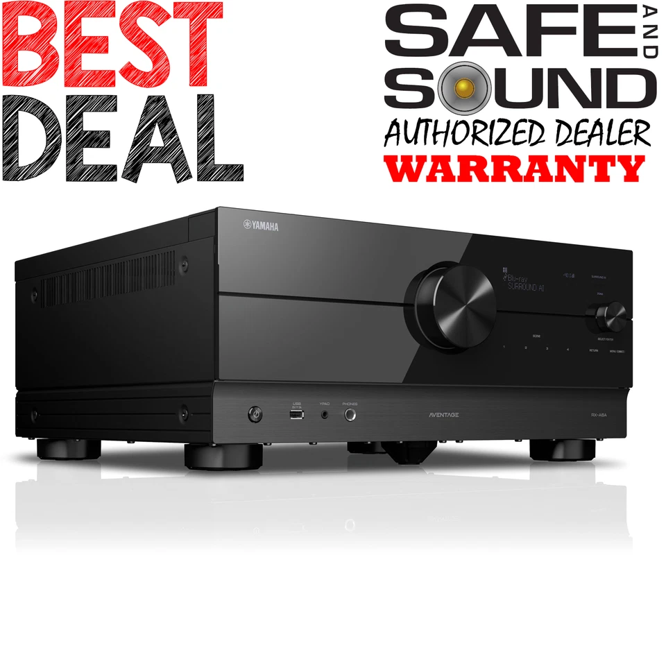 Yamaha AVENTAGE RX-A6A 9.2 Channel AV Receiver