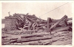 CANADA WRECK OF THE QUEBEC BRIDGE OLD POSTCARD - Picture 1 of 2