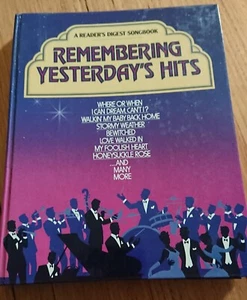 Remembering Yesterdays Hits Readers Digest music book. - Picture 1 of 8