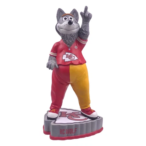 KANSAS CITY CHIEFS 12 INCH MASCOT FIGURE BRAND NEW FOR 2023 Cover