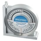 Magnetic Angle Locator Protractor Slope Meter Measuring Tool with Metric Ruler
