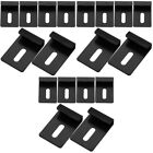  18 pcs Mirror Clips for Wall Glass Clamp Glass Mirror Wall Hanging Brackets