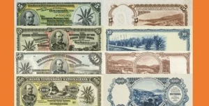 (Reproduktionen) Geldscheine -Dänisch-Westindien 17-20 1905 - Bild 1 von 1