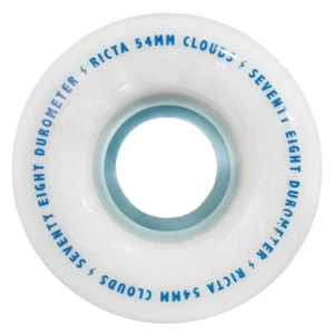 Ricta Wheels Clouds Skateboard Wheels 78A White Blue 52mm - Picture 1 of 4