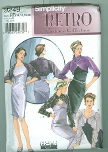 Retro Kostüm Sammlung Simplicity Muster 9249 Misses' Shrugs Größe 14-20 - Bild 1 von 2