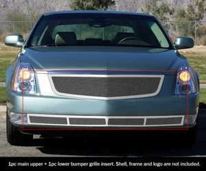 Fits Cadillac DTS Stainless Mesh Grille Grill Combo 2006-2010 - Picture 1 of 4