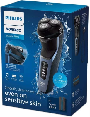 USA New Philips Norelco Shaver 3600 Cordless Wet Dry Electric S3243/91 - Image 1 of 4