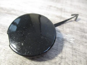 1998-2005 Volkswagen New Beetle VW Tow Hook Cover Front Bumper Black Used CA Car - Picture 1 of 6