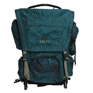 Kelty External Frame Outdoor Hiking Mountaineering Backpack M Green EUC - Picture 1 of 12