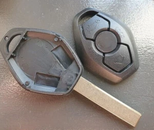 FOR BMW E46 E53 E60 E83 X3 X5 3 5 DIAMOND KEY FOB REMOTE BLANK CUT FROM A PHOTO - Picture 1 of 2