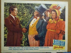 Lobby Card 1948 BIG JACK Richard Conte Wallace Beery Marjorie Main MGM western