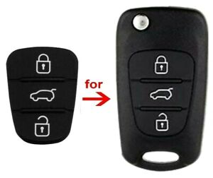 Hyundai 3 Button Key Fob Rubber Pad Insert Repair for i10 i20 i30 ix35 Remote 