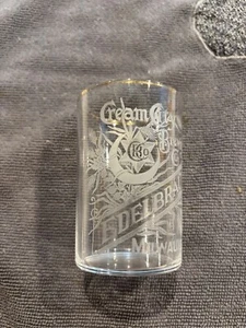 CREAM CITY BREWING CO PRE PRO ETCHED BEER GLASS MILWAUKEE WISCONSIN WI - Picture 1 of 15