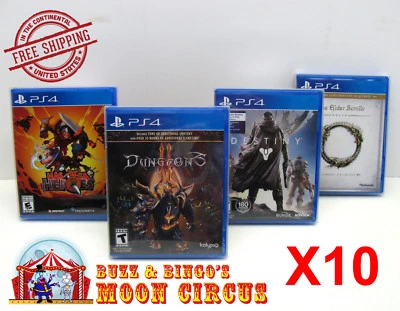10X SONY PLAYSTATION PS4 CIB GAME -CLEAR PLASTIC PROTECTIVE BOX PROTECTORS CASE  - Image 1 of 4