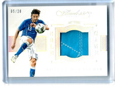 ANDREA RANOCCHIA 2015-16 Flawless SOLE OF THE GAME MATCH WORN SHOE ITALY #/20