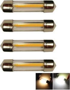 4x LED COB Car Festoon Dome Interior,Reading Map Door, Refrigerator Light Bulbs - Bild 1 von 41