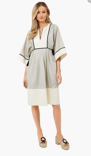 Abito con cover up Tory Burch SWIM colorblock cotone resort nuoto taglia XL