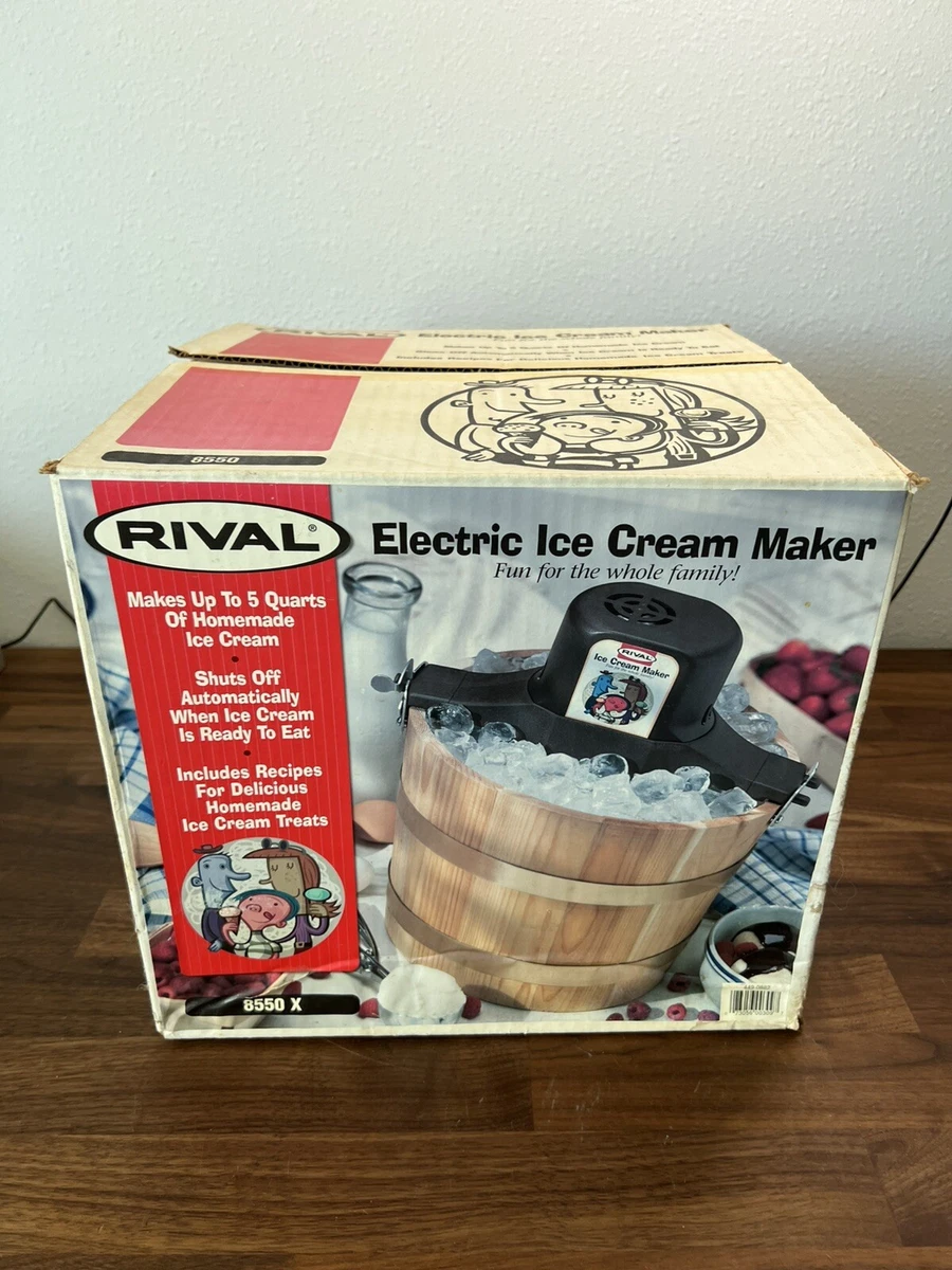 Rival Brown Ice Electric Ice Cream Makers Yoghurt Makers for sale