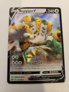 Pokemon Regigigas V 113/159 Crown Zenith Ultra Rare Holo NM - Picture 1 of 2
