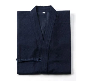 Japanese Kendo gi Kendogi Jacket Uniform 100% Cotton navy  colour single layer - Picture 1 of 16