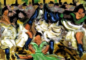 Folies Bergere - Impresión original - Por F. DeTrolio - Imagen 1 de 8