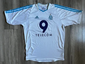 Olympique Marseille Home football shirt 2003/2004 Soccer France Adidas Vintage S - Picture 1 of 7
