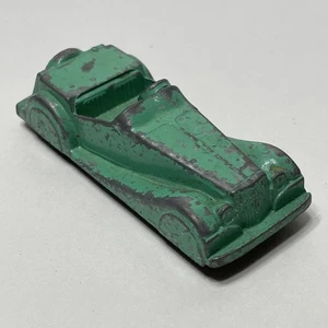 Midgetoy Convertible MG Coupe Roadster Racer Green Teal Rockford USA Toy Car VTG - Picture 1 of 5