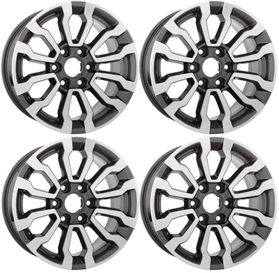 (4) New 18" x 8.5" Alloy Wheel Rim 2019-2024 for Chevy Silverado GMC Sierra 1500 - Image 1 of 4