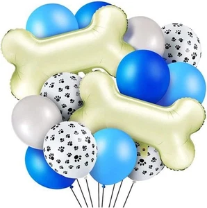 44 Pieces Dog Themed Balloons Include 10 Pieces Dog Paw Print Latex Balloons - Picture 1 of 6