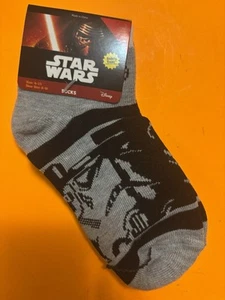 Star Wars Toddler Socks Darth Vader Size 6-7.5 Shoe Size 8-10 Free Shipping - Picture 1 of 4