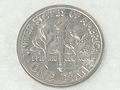 1994 P Roosevelt Dime Coin Multiple Errors DDR DDO Errors. 10 - Image 1 of 4