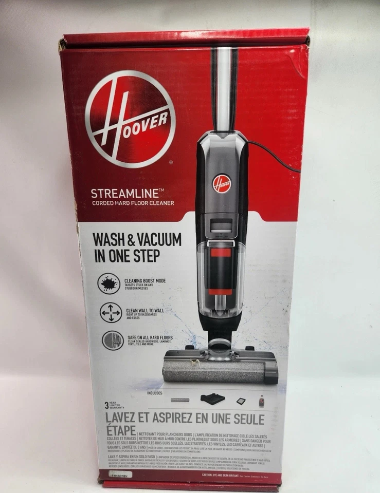 Hoover FH46020V Hard Floor Vacuum Cleaner Corded Wet or Dry  Streamline New - Image 1 of 1