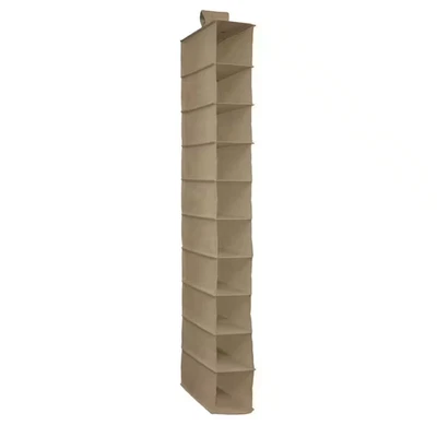 54 In. H Mocha Polypropylene Hanging Closet Organizer - Image 1 of 4