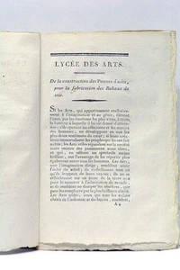 La construction des PEIGNES d'acier Manufacturations Bänder de Silk Paris 1873 - Bild 1 von 7