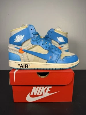 Talla 7.5 - Jordan 1 Retro OG x Off-White Alto UNC Foto 1 de 4