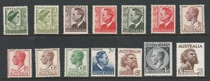 1950-52 KGVI DEFINITIVES COMPLETE SET OF "14" MINT UNHINGED FRESH - Picture 1 of 1