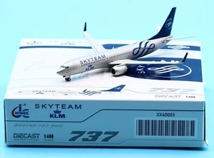 JC Wings 1:400 KLM Airlines Boeing B737-9 Druckgussflugzeug Jet Modell PH-BXO - Bild 1 von 12