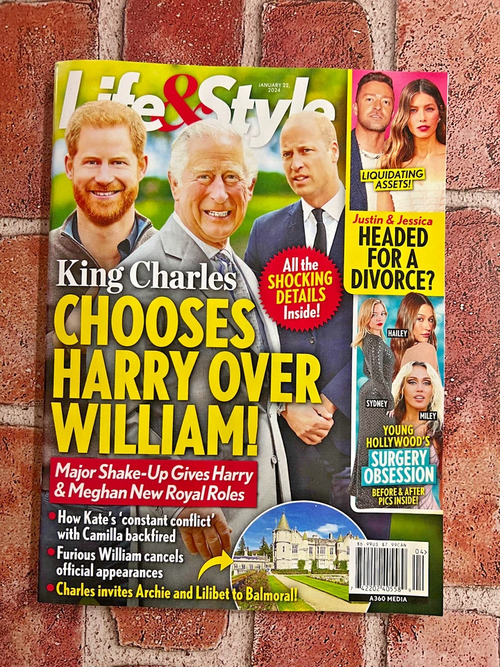 Life & Style Magazine Jan. 2024 "KING CHARLES CHOOSES!" & MORE! - Image 1 of 1