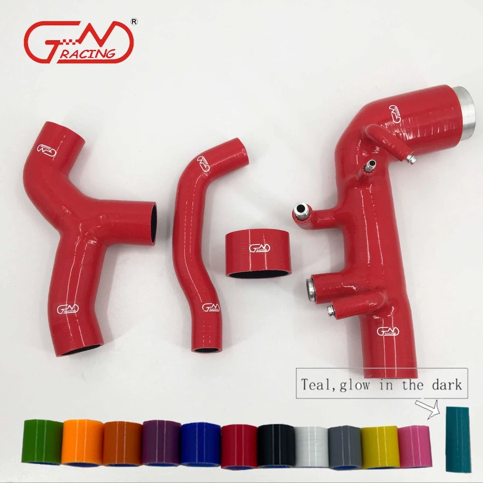 Fit 04-08 Subaru Forester XT Impreza WRX 2.5L Silicone Intercooler & Intake Hose - Imagem 1 de 4